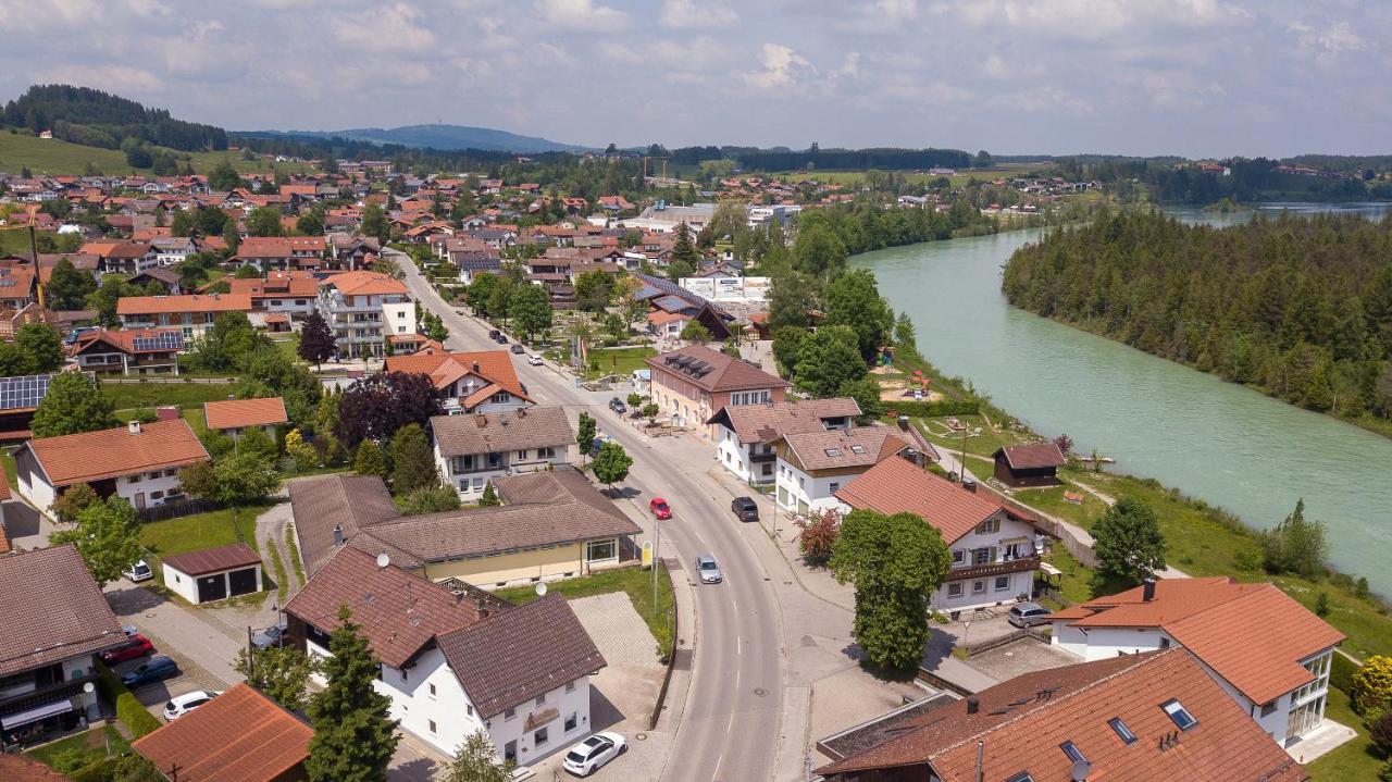 Moderne Praktische Ferienwohnung Am See Fewo3 Lechbruck Bagian luar foto